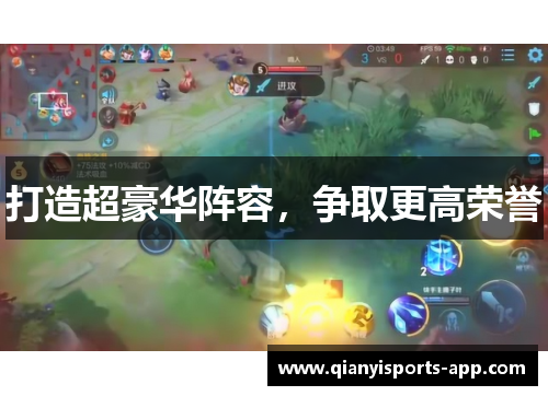 打造超豪华阵容，争取更高荣誉